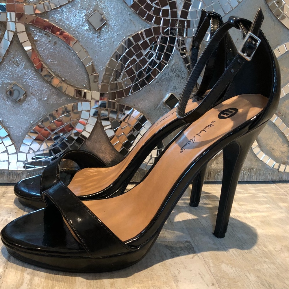 Black high heels